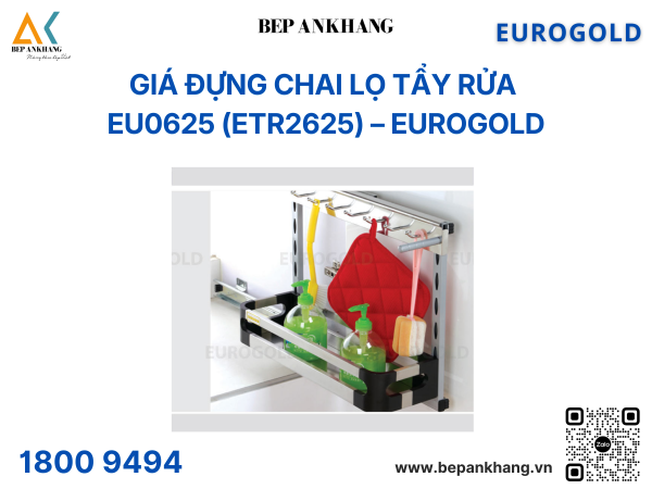 Giá đựng chai lọ tẩy rửa EU0625 (ETR2625) – Eurogold